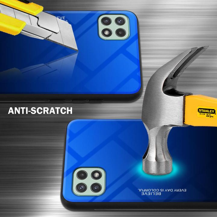 Image du produit Cadorabo TPU 2 couleurs Housse en verre (Samsung Galaxy A22 5G)