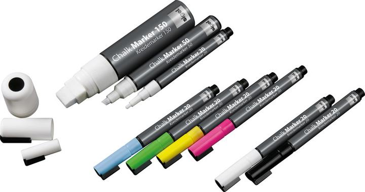 Actual product image Sigel Artverum chalk marker 20 Round (1-2 mm) (Black, 2 mm, 2 x)