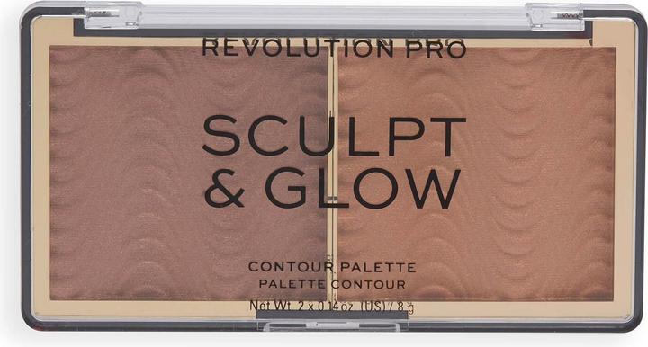 I Heart Revolution Revolution PRO Sculpt And Glow-Palette - Mittel-Tief, 8 g (8 g)