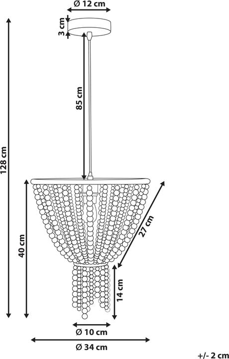Image du produit Beliani Pusweli (34 cm)