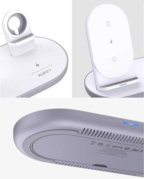 Immagine prodotto Aukey LC-A3 3 in 1 Stazione di ricarica Aircore (15 W)