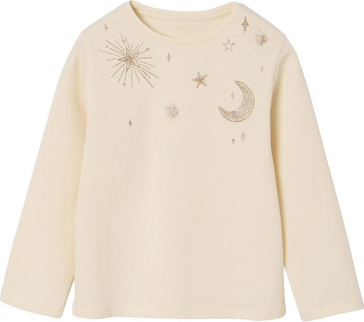 Image du produit Vertbaudet Shirt mit glitzernden Sternen für Mädchen (158)