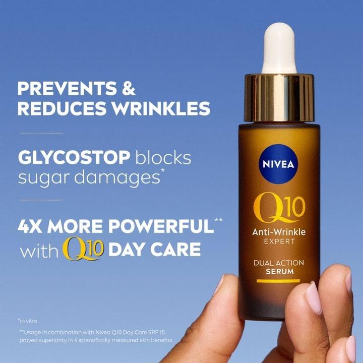 Actual product image NIVEA Dual anti-wrinkle serum Q10 Anti-Wrinkle Expert (Dual Action Serum) 30 ml (30 ml)