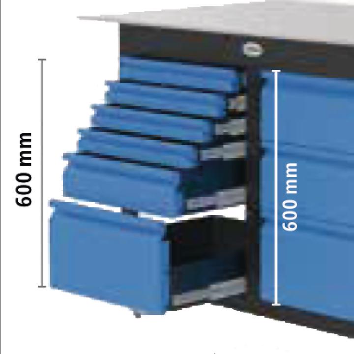 Actual product image Schweisskraft Workbench Workstation 1208 (80 cm, 120 cm)