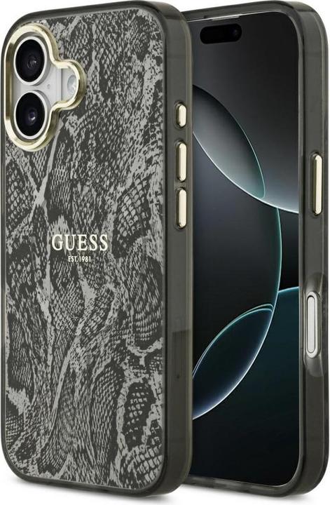 Produktbild Guess - Python Pattern MagSafe (GUHMP17SHIMPYGK) - iPhone 17 - Black (Apple iPhone 17)