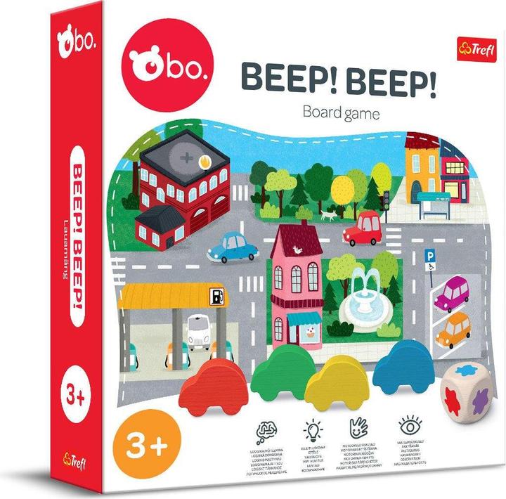 Actual product image bo. Beep Beep (English, German, Lithuanian, 2 - 4 Players)