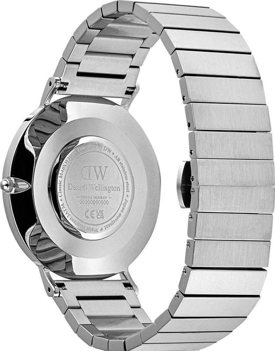Productafbeelding Daniel Wellington Klassieke Piano Link Zilver Unitone (Analoog horloge, 40 mm)