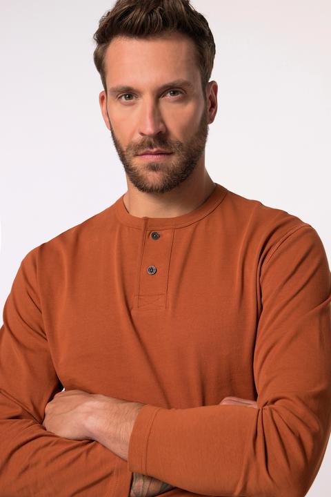 Actual product image JP1880 JP 1880 Henley, Langarm, Vintage Look (6XL)