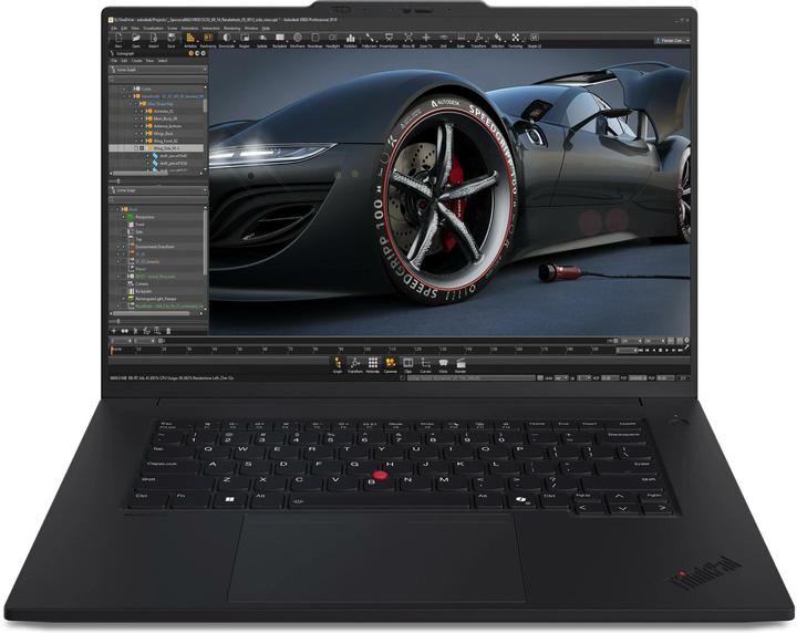 Actual product image Lenovo ThinkPad P1 Gen 7 (16", 1000 GB, 32 GB, CH, Intel Core Ultra 7 165H)