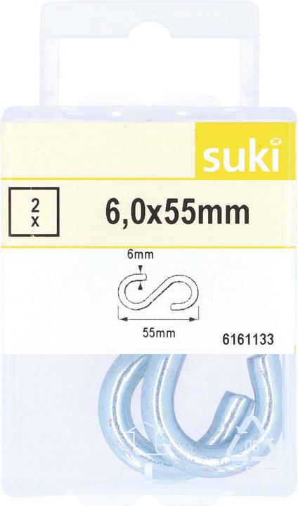 Immagine prodotto Suki Gancio a S 6x55mm