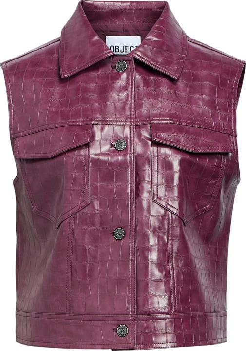 Actual product image Object PU Kroko Weste (36)