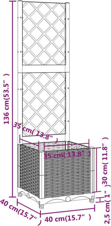 Produktbild vidaXL Pflanzgefäss