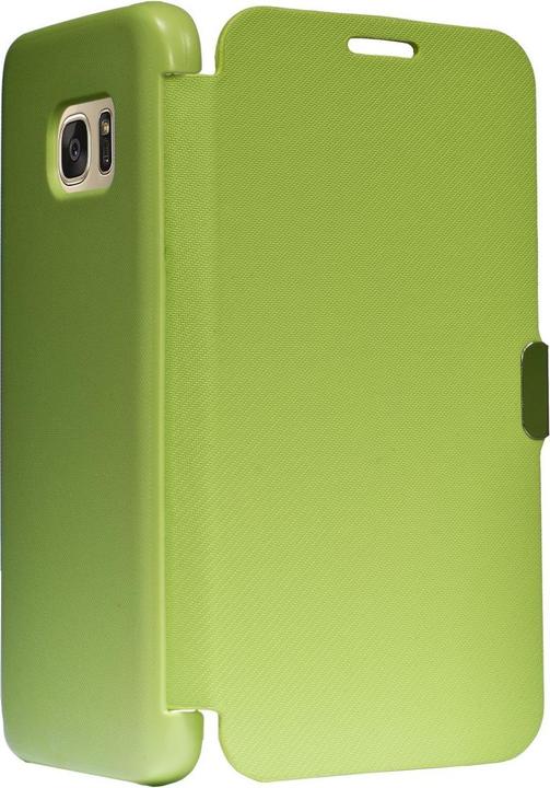 Produktbild König Design Handyhülle für Samsung Galaxy S7 Edge Schutztasche Wallet Cover 360 Case Grün (Samsung Galaxy S7 Edge)