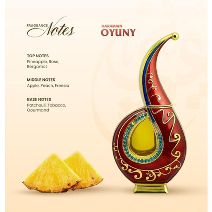 Actual product image Al Haramain Oyuny Perfumed Oil - 20ml (Extrait De Parfum, 20 ml)