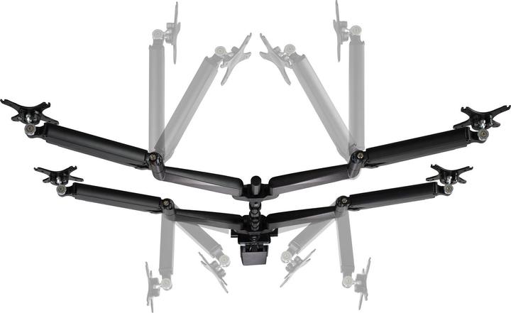 Immagine prodotto tectake Supporto da tavolo per 4 schermi (Tavolo, 32")