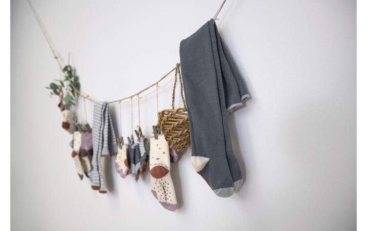 Produktbild Lässig Strumpfhosen Tiny Farmer Gr. 50/56 Grau/Orange/Weiss (50/56)