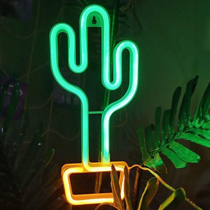 Image du produit Manta SNL07GN Style Neon Lights CACTUS Green/Yellow (Vert, 14 cm)