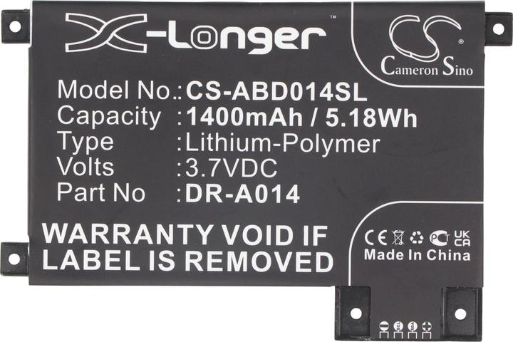 Immagine prodotto Amazon Batteria Kindle Touch Batteria D01200, DR-A014 3,7 Volt