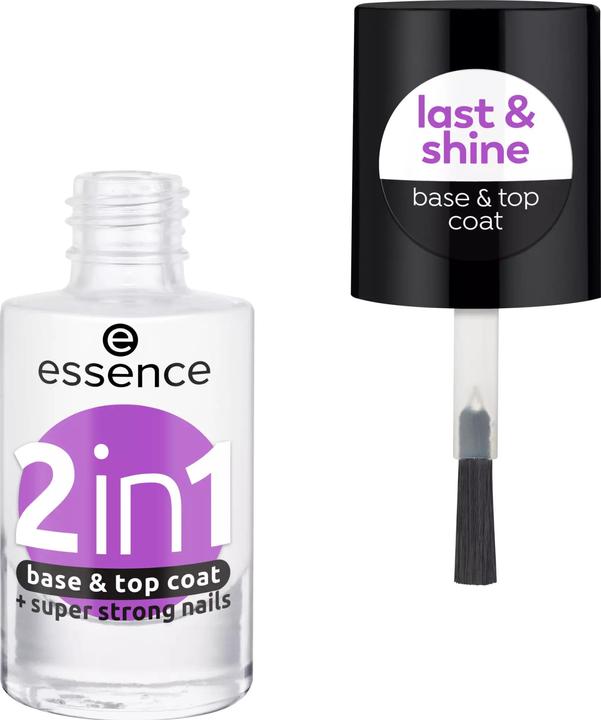 Image du produit essence Basecoat 2 in 1 Base et Top Coat (Transparent, Base coat, Top coat)