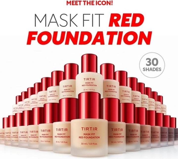 Image du produit TirTir Mask Fit Red Foundation Long Lasting Flawless Coverage Energy Essence (25C Cool Taupe)