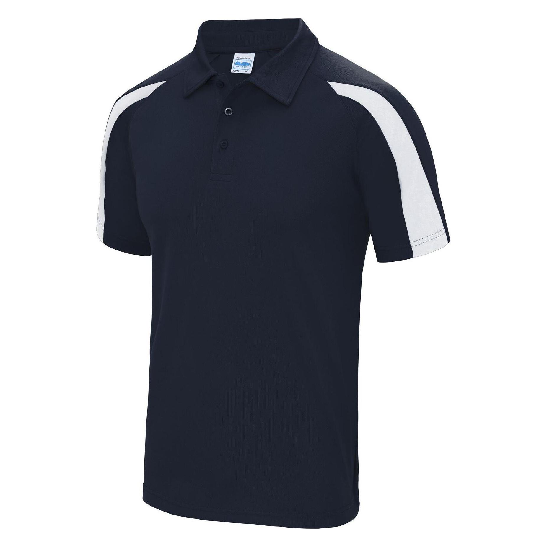 Awdis, Herren, Shirts, Contrast Cool Polo, Mehrfarbig, (S)