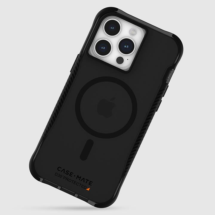 Produktbild Case-Mate Tough Grip Plus D3O MagSafe - iPhone 15 Pro Max Hülle (Rauch/Schwarz) (Apple iPhone 15 Pro Max)
