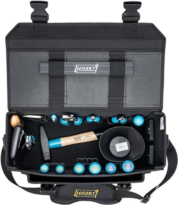 Actual product image HAZET Werkzeugtasche ∙ klein ∙ mit 51 Profi-Werkzeugen 191T-1/51 ∙ 430 mm x 285 mm x 190 mm ∙ Numbe… (51 pieces)