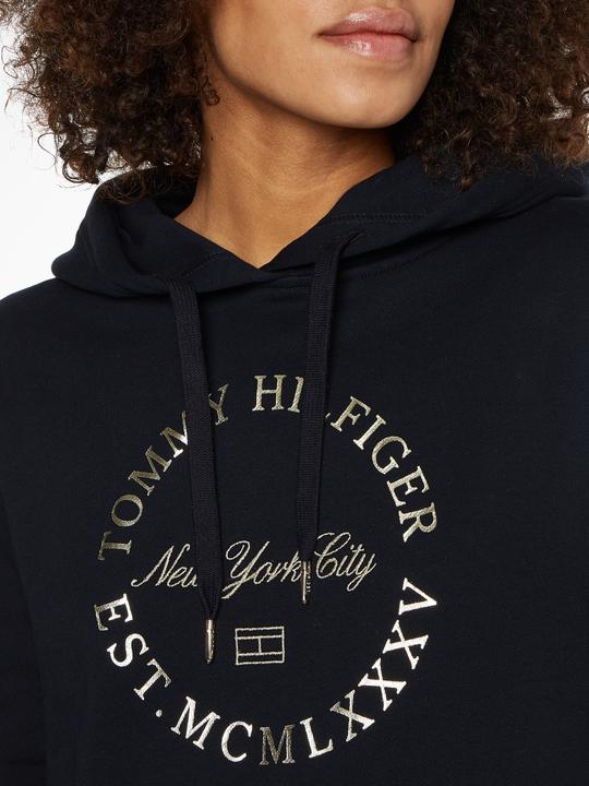 Image du produit Tommy Hilfiger Reg Metallic Roundall Sweat à capuche isolé pour femme (XS)