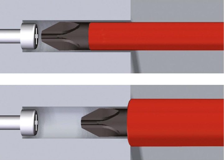 Actual product image Wiha VDE Torque screwdriver (Pozidriv cross recess (PZ), Phillipps cross recess (PH), Port)
