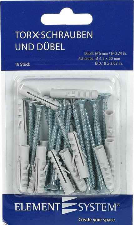 Produktbild Element-System Dübel und Schrauben