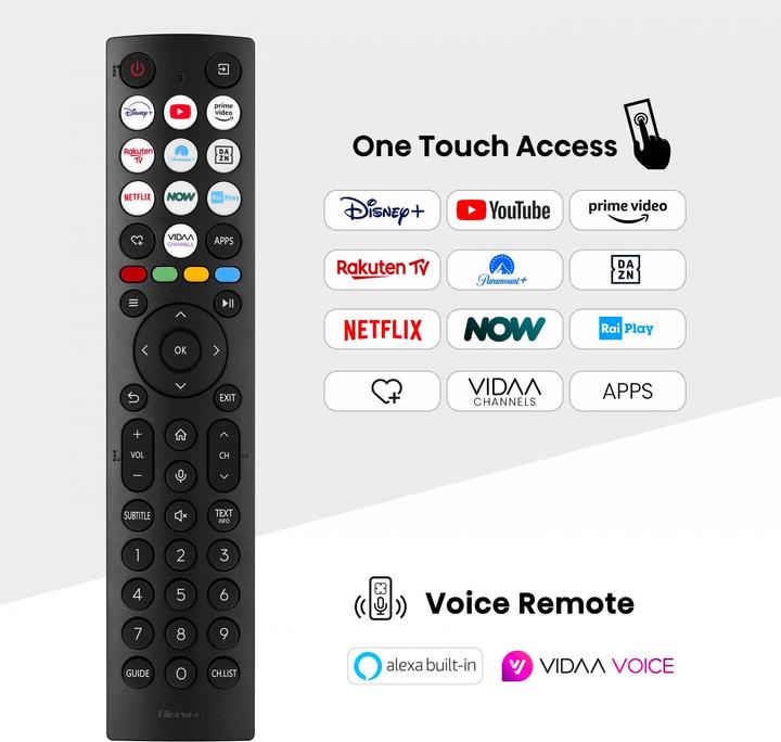 Actual product image Hisense TV 65U6NQ (164 cm (65 inch), black/dark grey, UltraHD/4K, Triple Tuner, Mini LED) (65", Mini-LED, ULED, 4K)