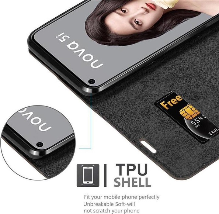Produktbild Cadorabo Book Invisible Magnet Cover (Huawei P20 Lite, Huawei Nova 5i)