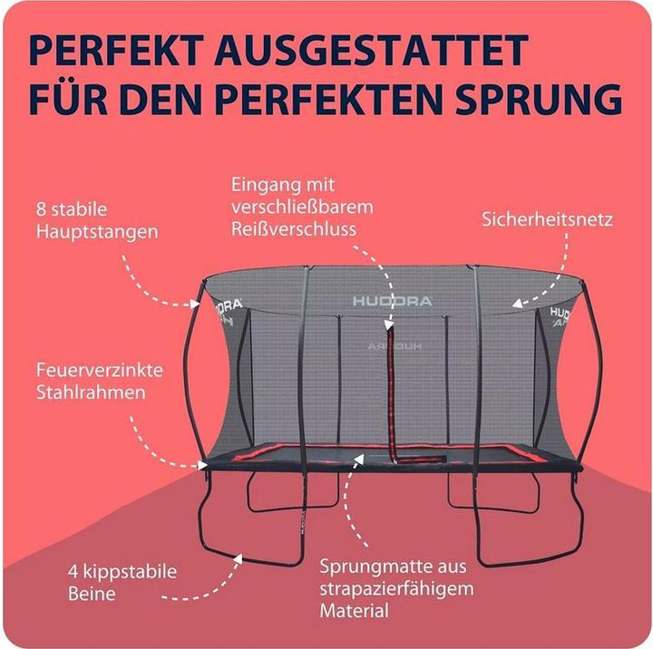Immagine prodotto Hudora Trampolino 4square