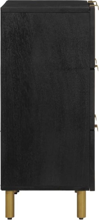 Image du produit VidaXL Buffet avec tiroirs Commode Buffet Armoire Noir Bois composite (60 x 33 x 75 cm)