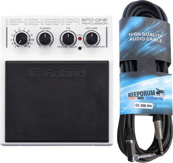 Roland SPD One Percussion Pad mit Klinkenkabel
