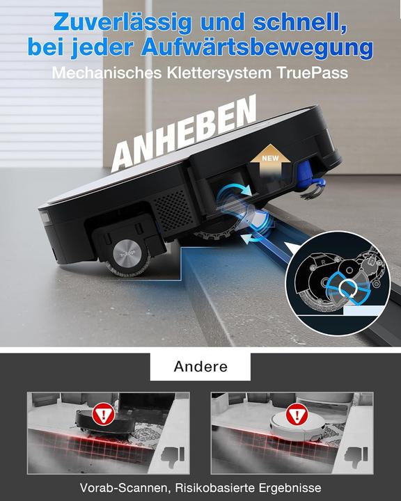 Actual product image Ecovacs X11 OmniCyclone (19500 Pa, Mop roller)