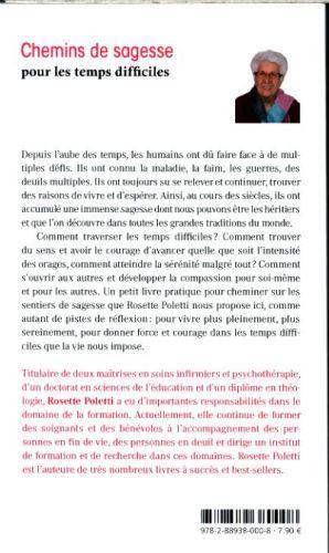 Immagine prodotto Source Chemins de sagesse pour les temps difficiles (Francese, Rosone Poletti, 2015)