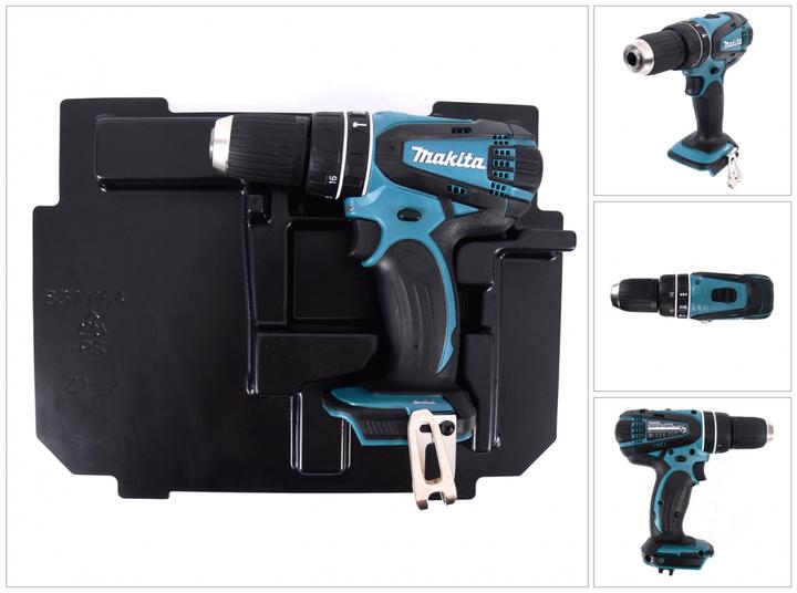 Produktbild Makita DHP 456 ZE 18 V Li-ion Akku Schlagbohrschrauber Grün mit Einlage für Makpac