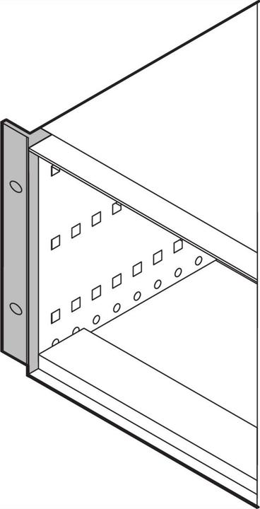 Actual product image Schroff 19" mounting bracket - RATIOPAC PRO 19" bracket 4U