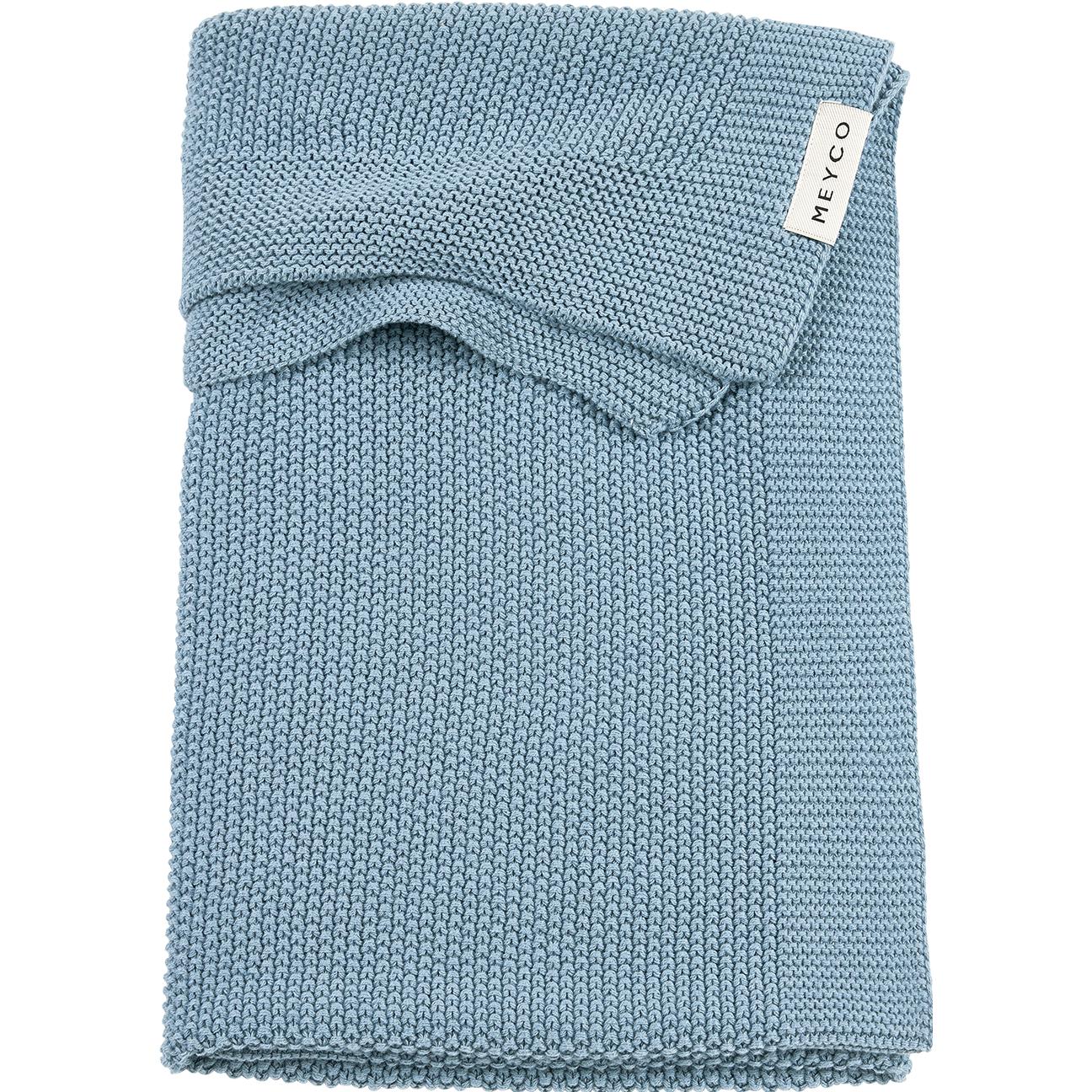 Meyco, Copertina Bebè, Jeans Blu Mini Relief Wieg