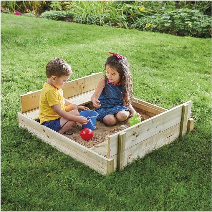 Produktbild TP Toys Sandkasten mit Holzdeckel