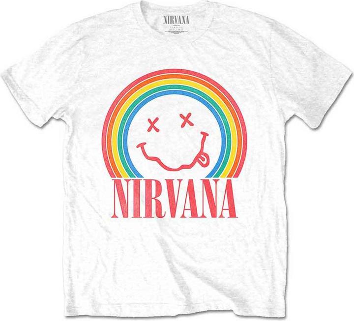 Nirvana Smiling Face Rainbow