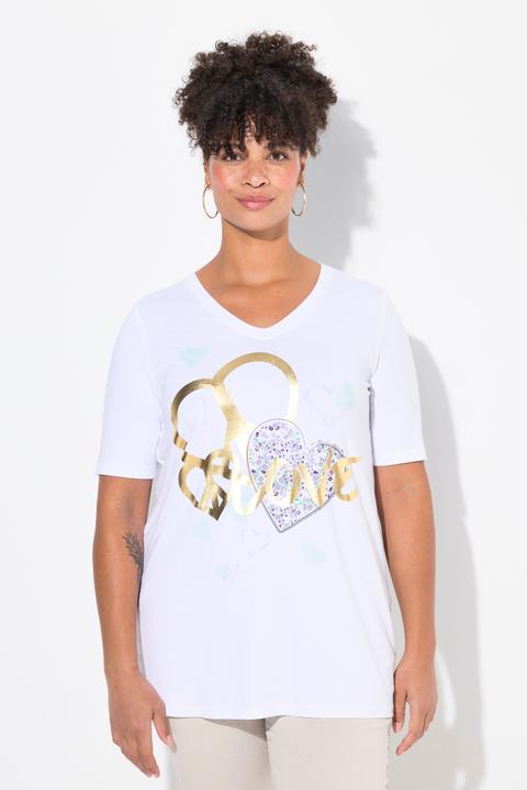 Actual product image Miamoda T-Shirt, A-Linie, Herz-Motiv (52)