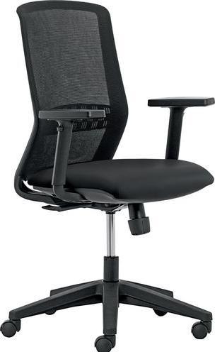 Image du produit Markenlos Tekna Chaise ergonomique Mécanisme synchrone Filet 3D Accoudoirs Noir (42 - 54 cm)