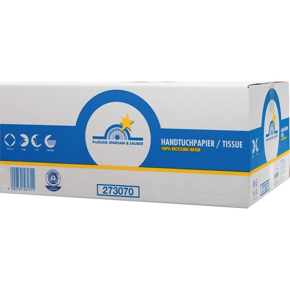 Müller Hygiene TissueLINE SPARSAM & SAUBER Papierhandtuch 273410 ws 20x200St., Haushaltspapier, Weiss