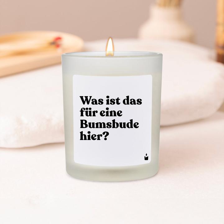 Produktbild Chatty Candles Duftkerze Flowery Was ist das für eine Bumsbude hier?