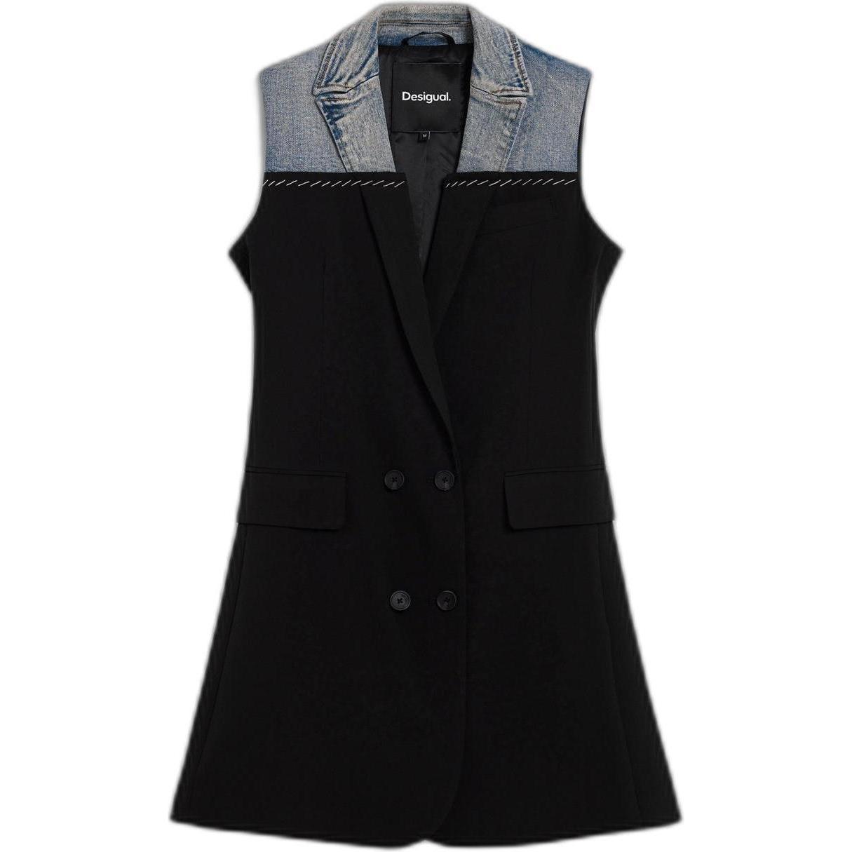 Desigual, Damen, Kleider, Potter, Schwarz, (M)