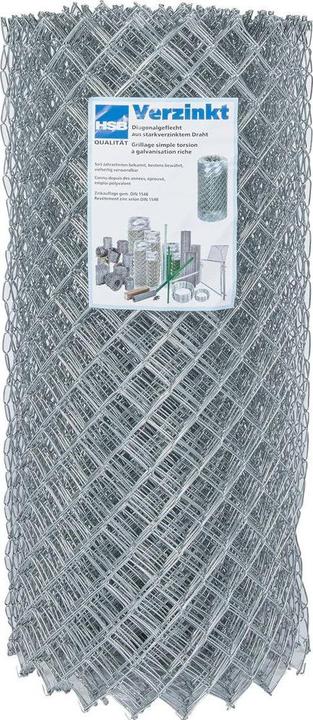 Hsb Geflecht diagonal verzinkt ø 2.5 mm 1x25 m
