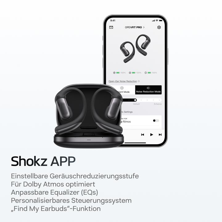 Produktbild Shokz OpenFit Pro (Aktive Geräuschunterdrückung, 6 h, Kabellos)