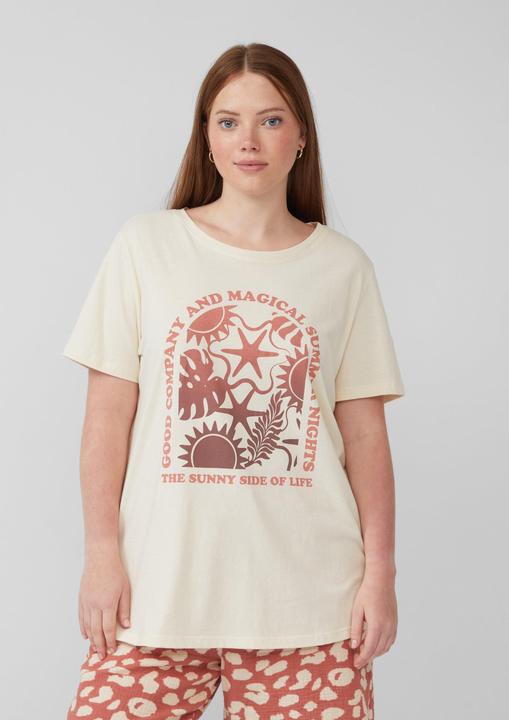 Produktbild S.Oliver T-Shirt Baumwoll T-Shirt mit Frontprint (44)